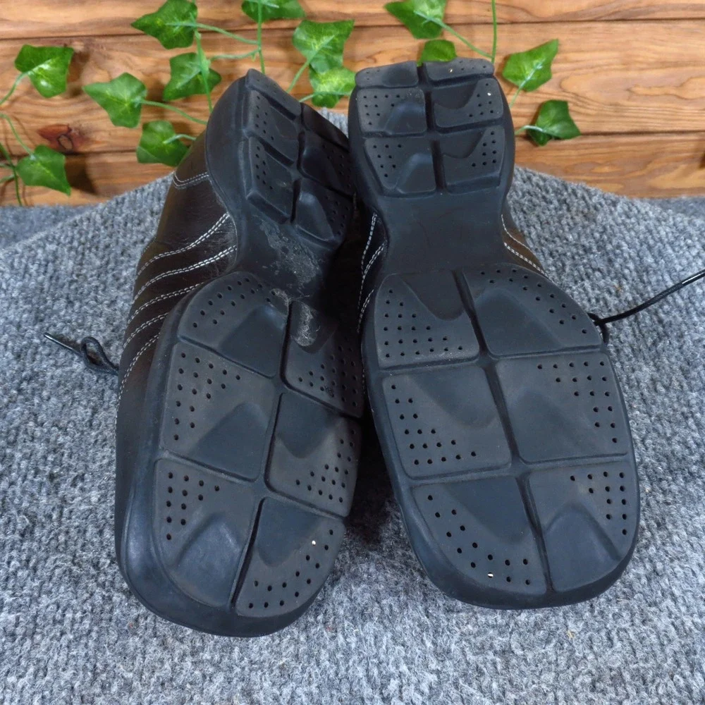 Nine West Faina Womens Oxford Shoes Size 6 Walking Comfort Black Leather
